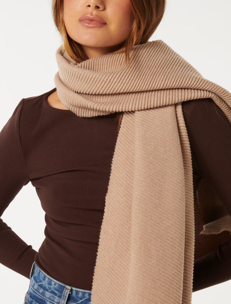 Alina Pleated Scarf Forever New