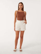 Olympia Linen Shorts Forever New