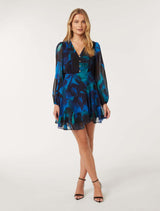 Tamara Asymm Mini Dress Forever New