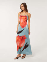 Constance Satin Maxi Dress Forever New