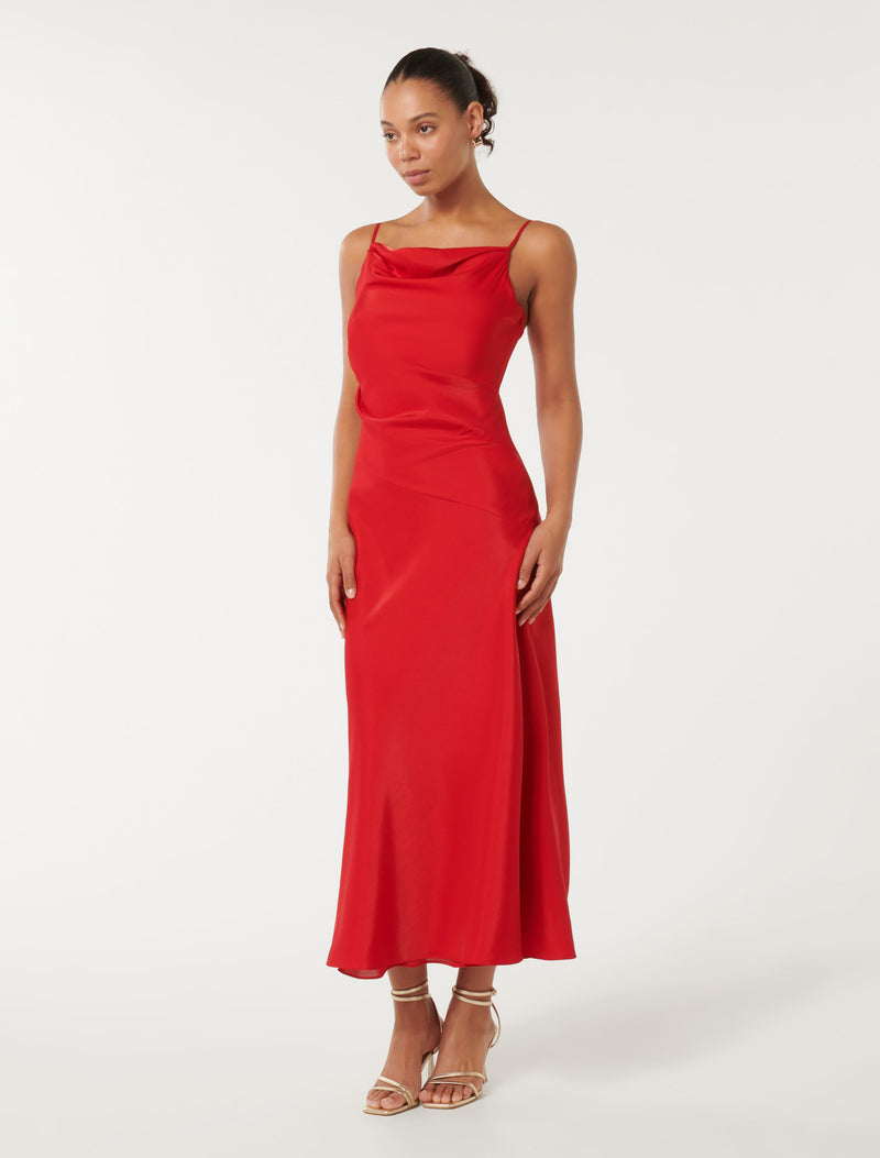 Harlow Strappy Midi Dress Forever New