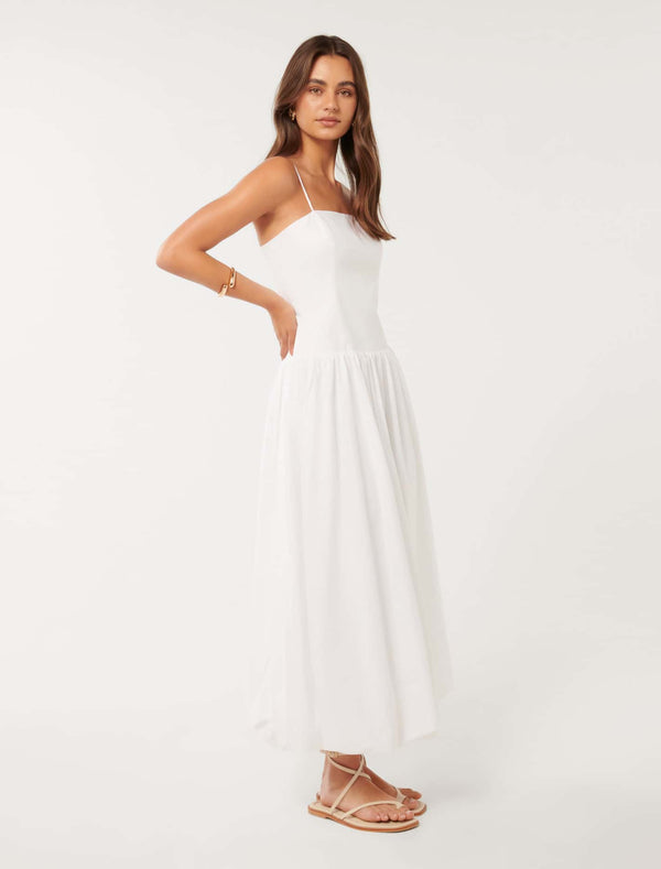 Camila Bubble Hem Midi Dress Forever New