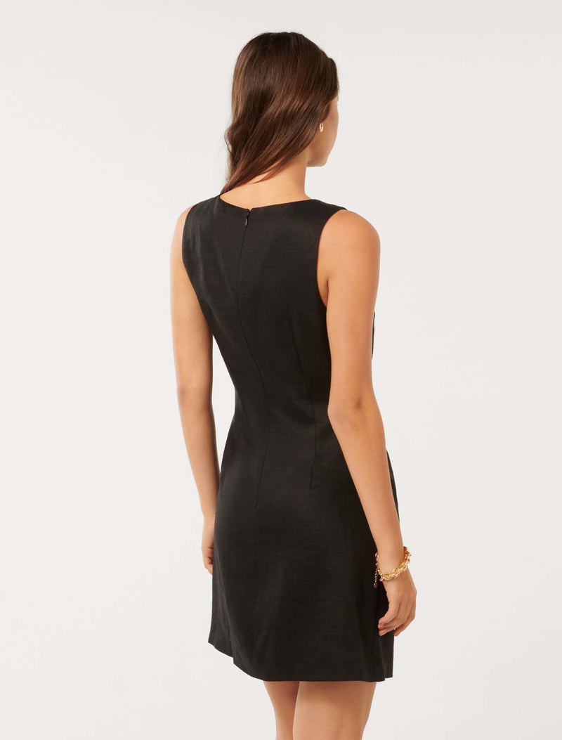 Arianna Ruched Waist Mini Dress Forever New