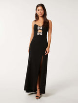 Brynn Strappy Bow Maxi Dress Forever New