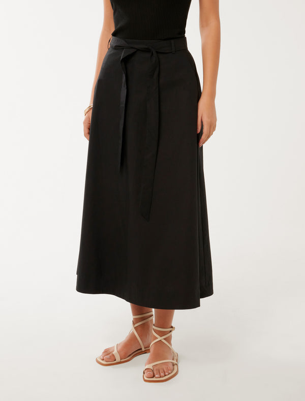 Madeleine Belted Midi Skirt Forever New