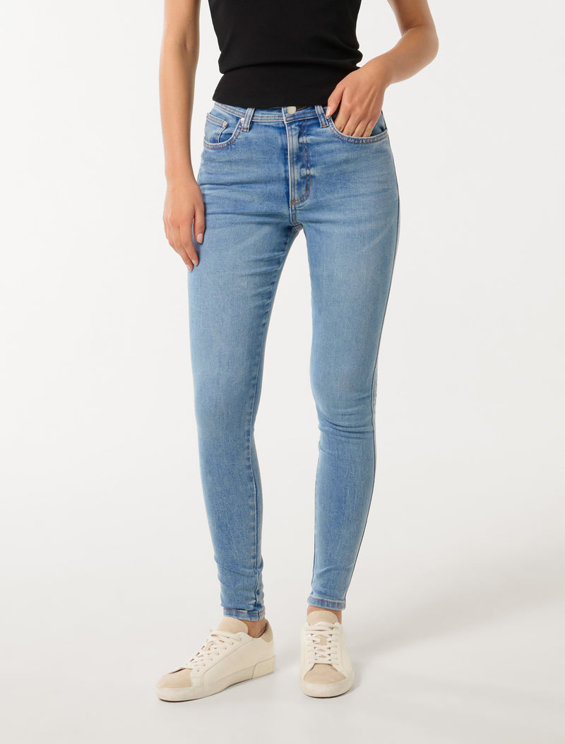 Ashley Mid-Rise Skinny Jeans Forever New