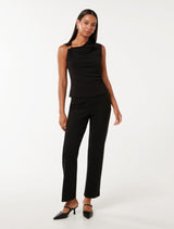 Percy Crop Ponte Pants Forever New