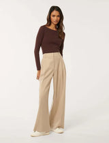 Libby Petite Wide Leg Pants Forever New