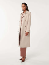 Leanne Crepe Trench Coat Forever New