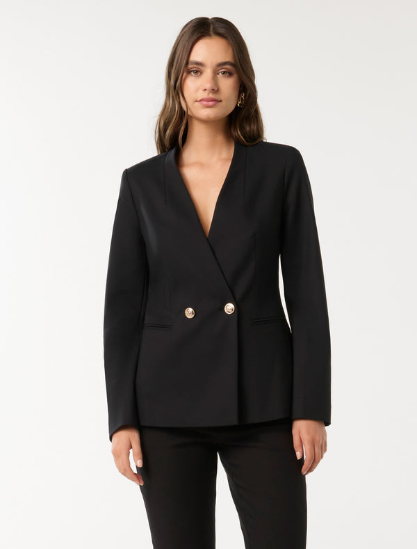 Taylor Double Breasted Blazer Forever New