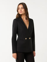 Taylor Double Breasted Blazer Forever New