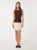 Hazel Textured Tank Top Forever New