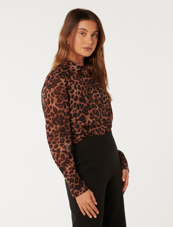 Blakely Printed Shirt Forever New