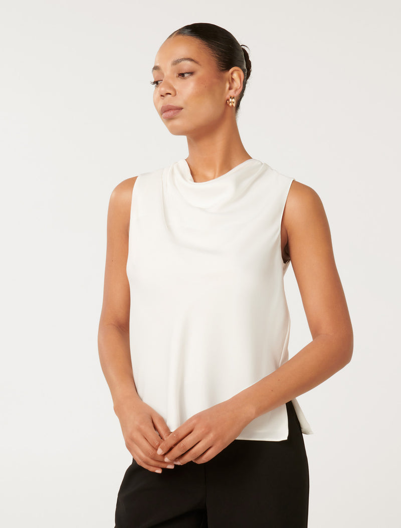 Sallie Cowl Tank Top Forever New