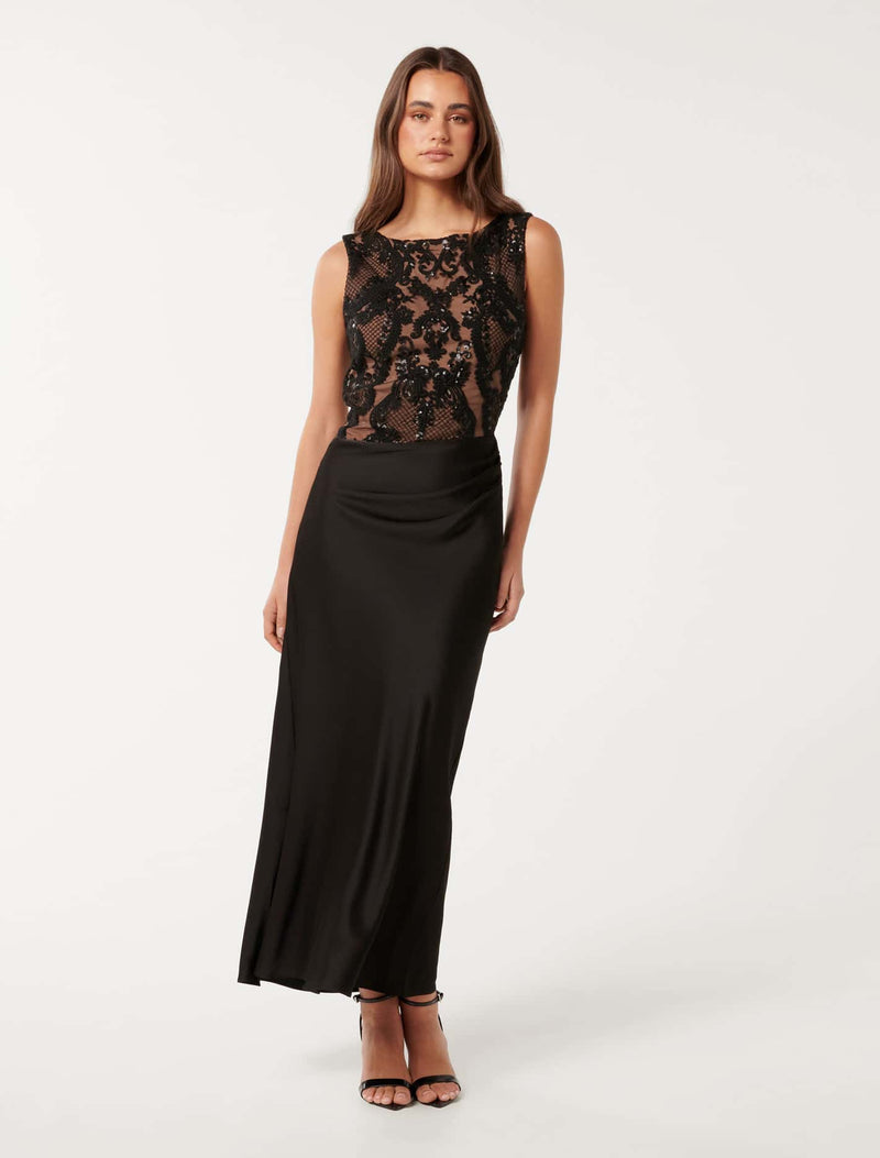 Alora Lace Bodice Maxi Dress Forever New