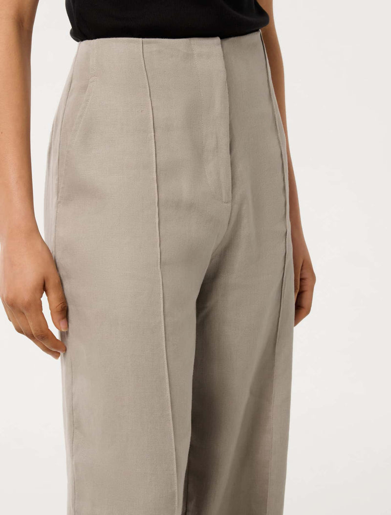 Posey Petite Linen Wide Leg Pants Forever New