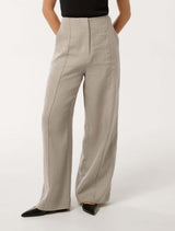 Posey Petite Linen Wide Leg Pants Forever New