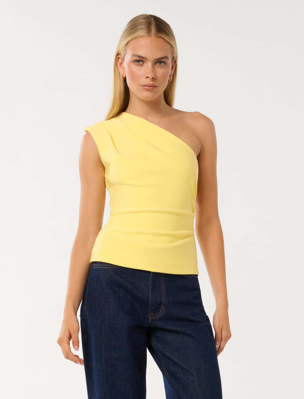 Cecilia Tuck Shoulder Top Forever New