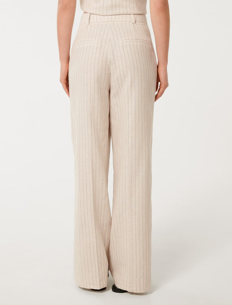 Blake Pinstripe Wide Leg Pants Forever New