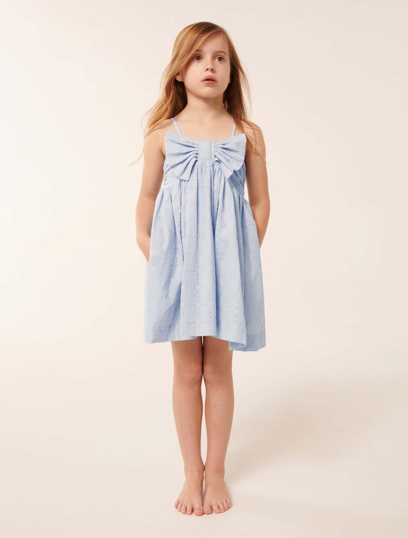 Adeline Bow Girls Dress Forever New