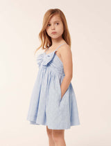 Adeline Bow Girls Dress Forever New