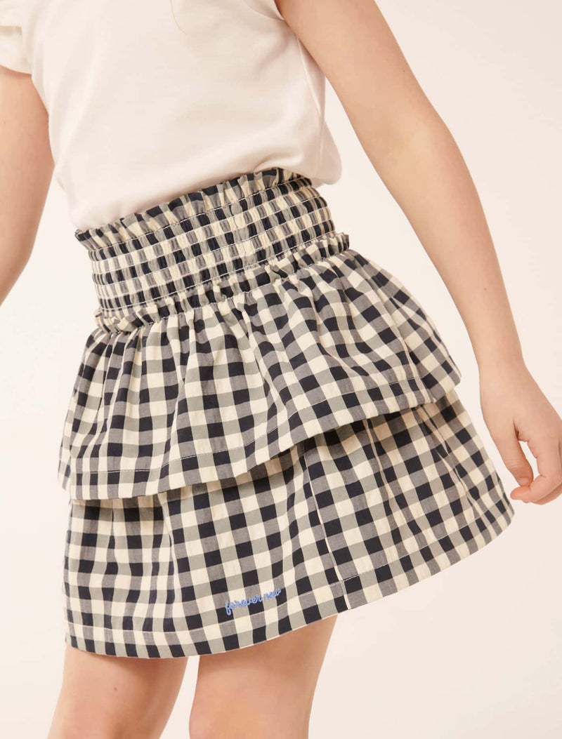 Billie Check Girls Skirt Forever New