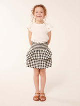 Billie Check Girls Skirt Forever New