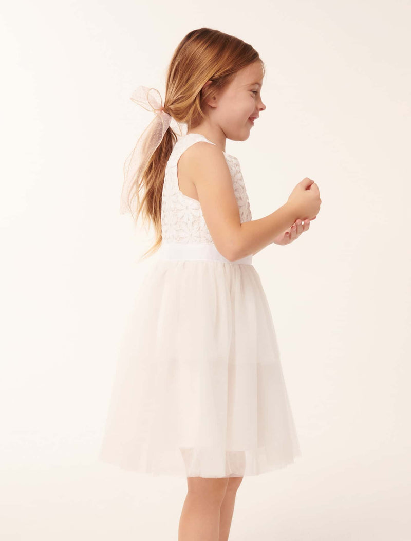 Eloise Layered Tulle Girls Dress Forever New