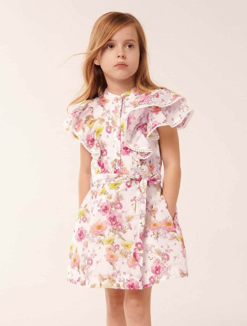 Penny Ruffle Girls Dress Forever New