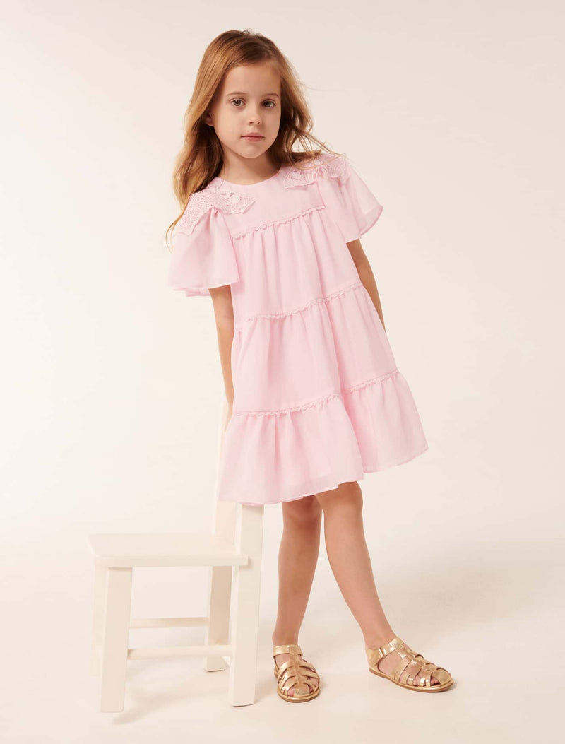 Shauna Tiered Girls Dress Forever New