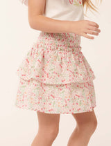 Billie Shirred Tiered Skirt Forever New