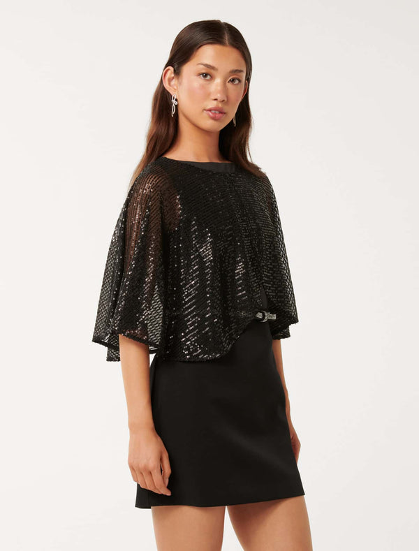 Serena Sequin Cape Forever New