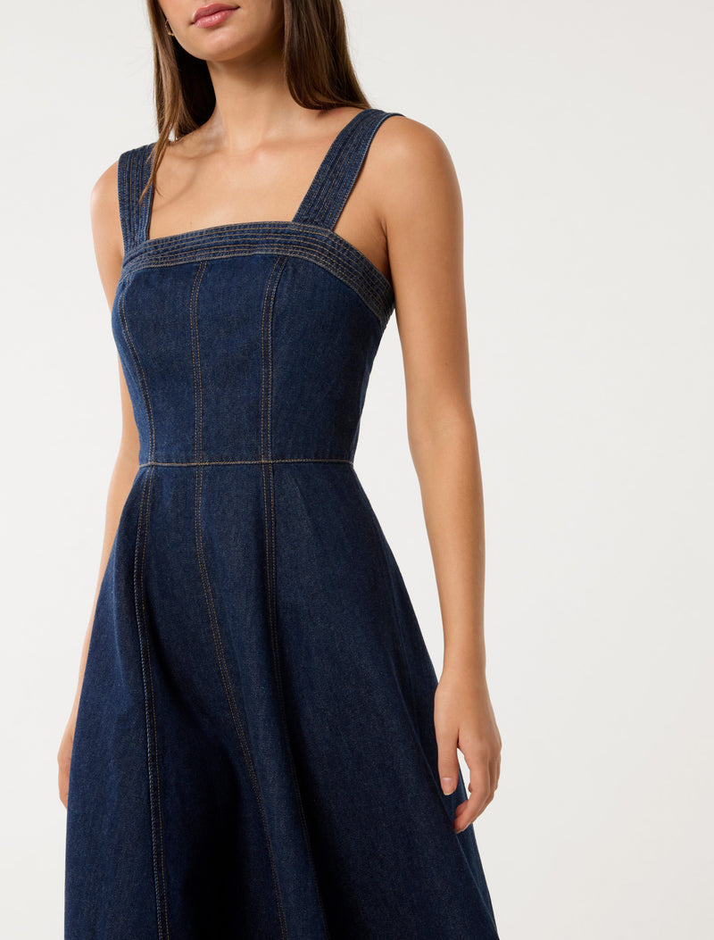 Allanah Denim Dress Forever New