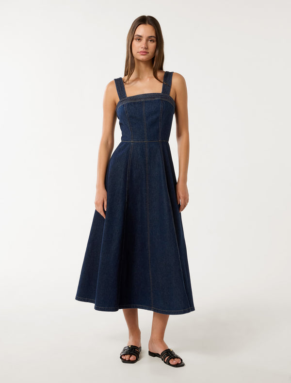 Allanah Denim Dress Forever New