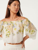 Gardenia Bardot Blouse Forever New