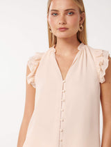 Abigail Ruffle Blouse Forever New