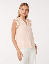 Abigail Ruffle Blouse Forever New