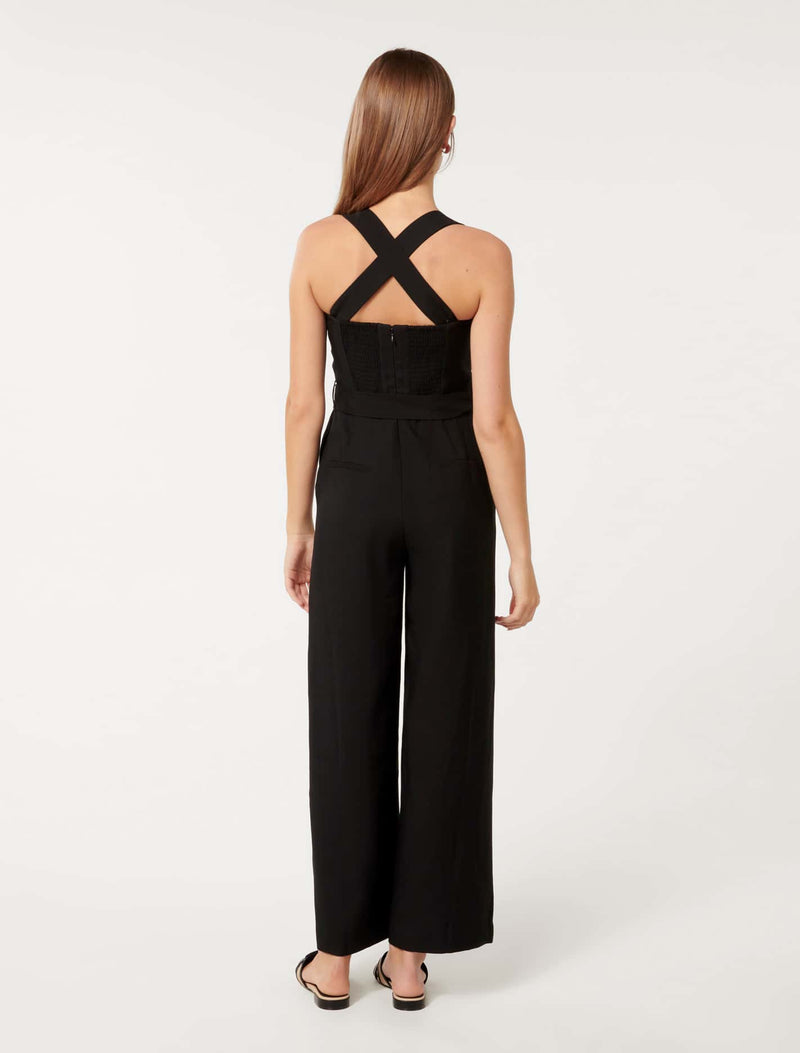 Estella Belted Jumpsuit Forever New