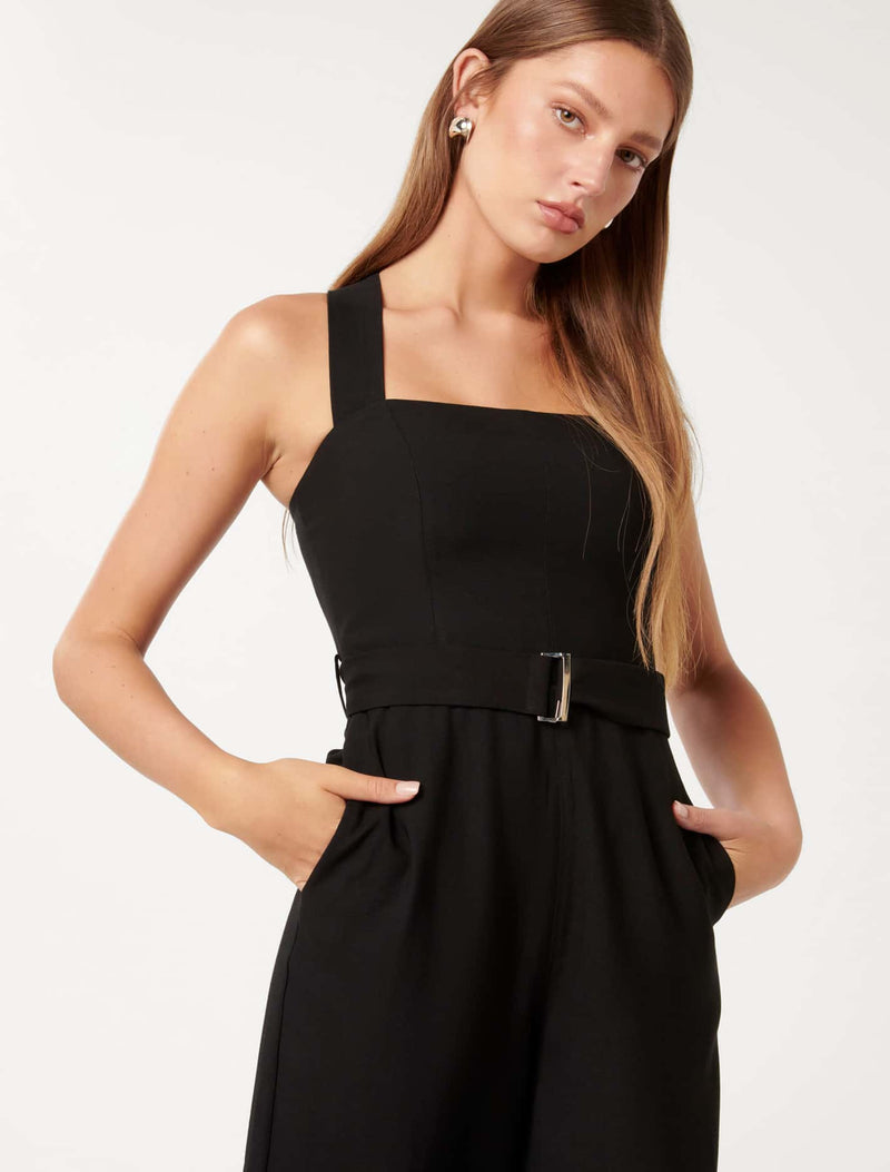 Estella Belted Jumpsuit Forever New