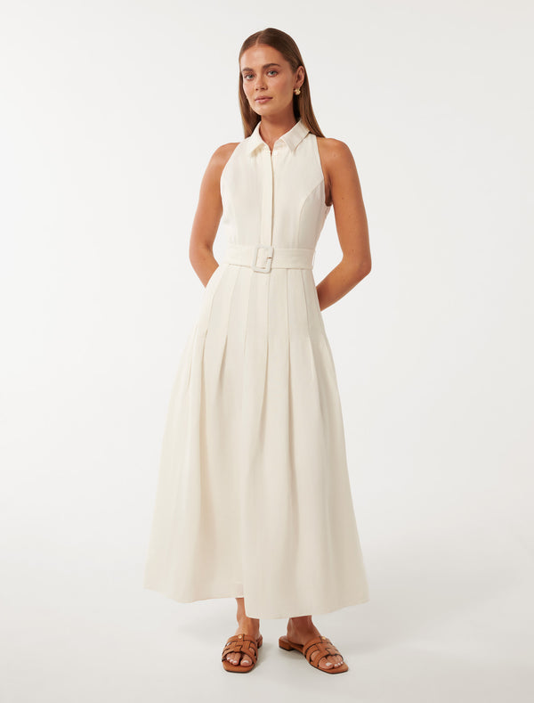 Lindsey Linen Tennis Dress Forever New