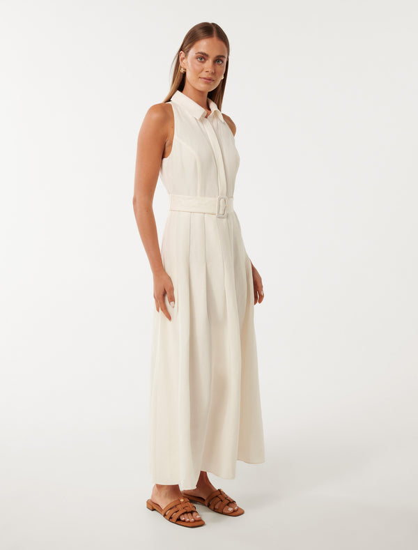 Lindsey Linen Tennis Dress Forever New