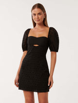 Paige Broderie Mini Dress Forever New