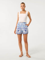 Shelby Printed Shorts Forever New