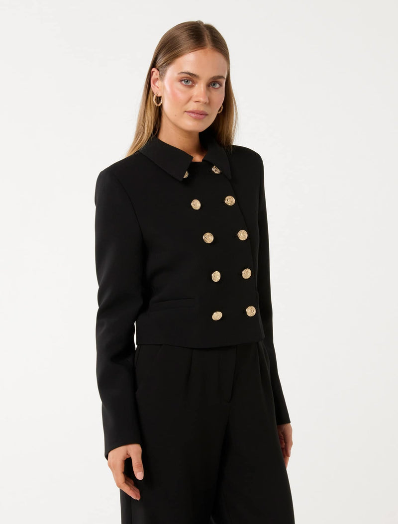 Tilly Button Detail Jacket Forever New