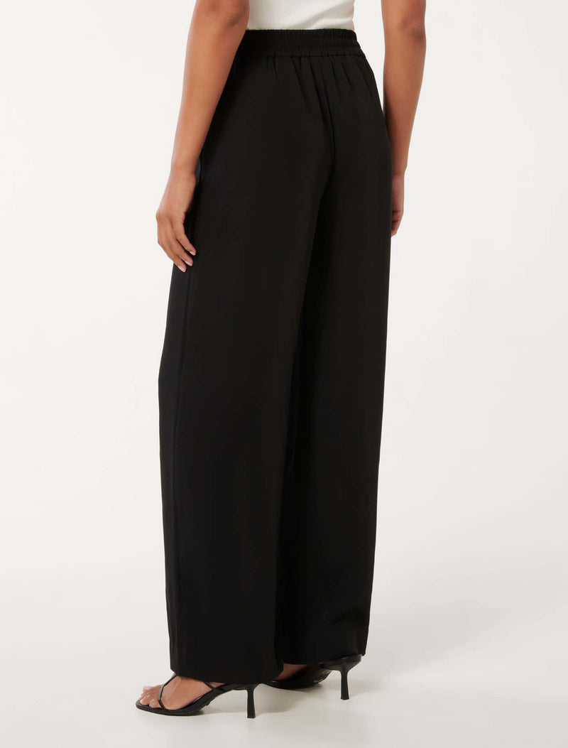 Enya Elastic Wide Leg Pants Forever New