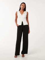 Enya Elastic Wide Leg Pants Forever New