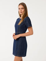 Bleu Shift Denim Dress Forever New