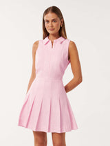 Wren Pleated Tennis Mini Dress Forever New