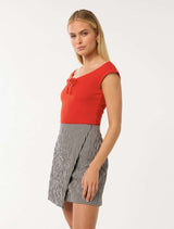 Audrey Tie Front Top Forever New