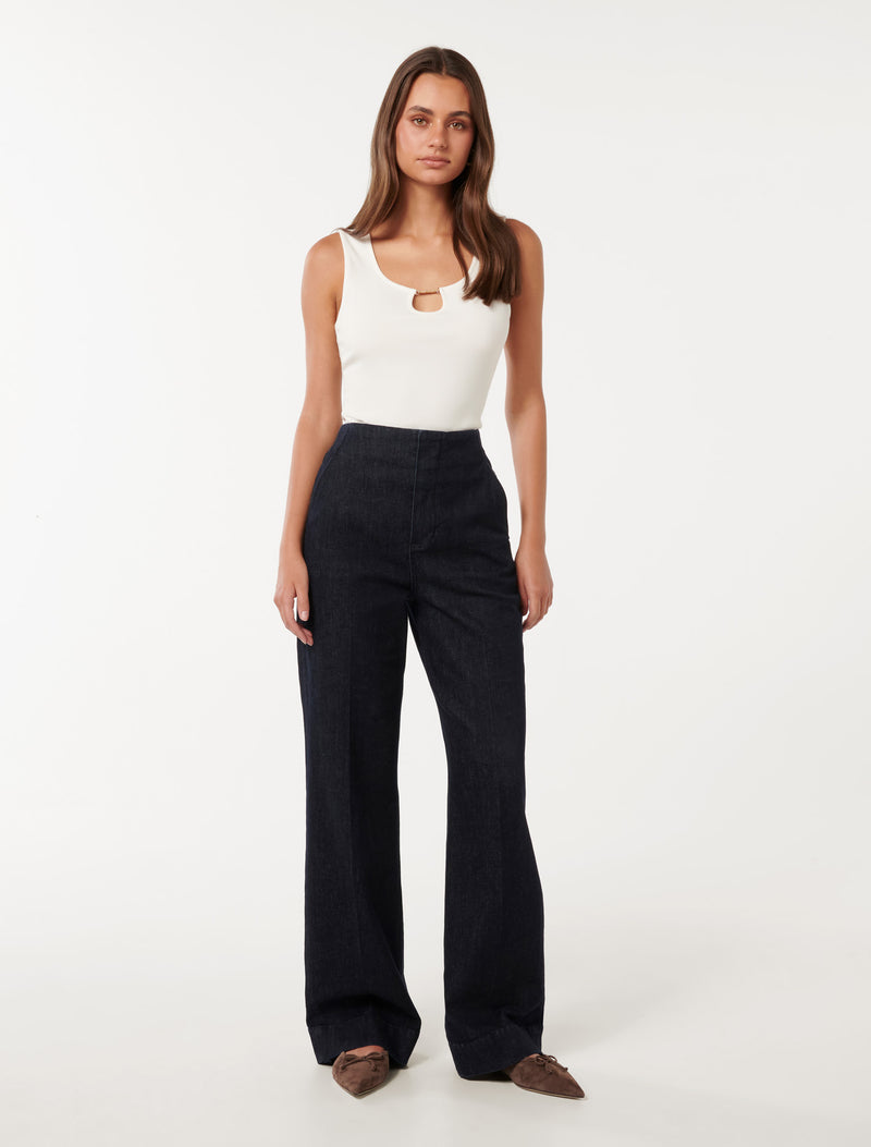 Beth Wide Leg Jeans Forever New